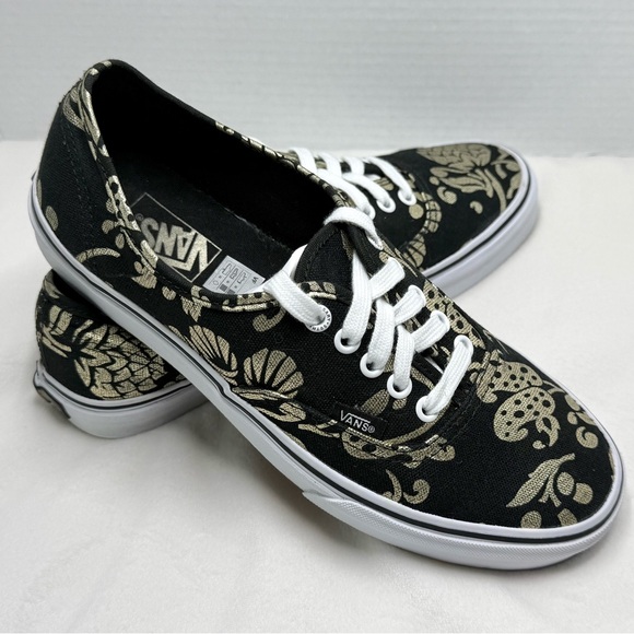 Vans Shoes - Vans 50th Anniversary Unisex Black and Gold Sneakers Men’s sz 8 Women’s sz 9.5